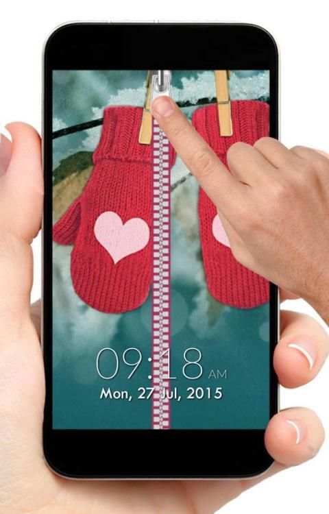 Love Zipper Screen Lock 2 تصوير الشاشة