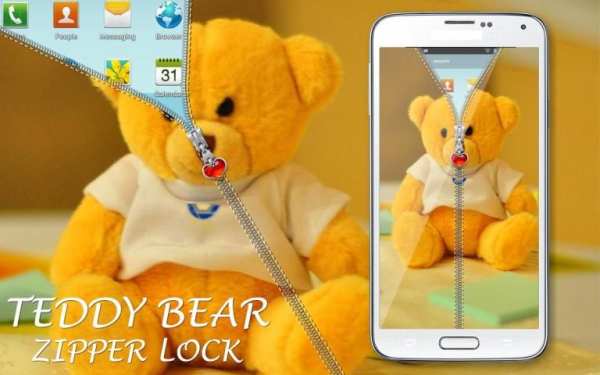 Teddy bear Zipper Lock screenshot 6
