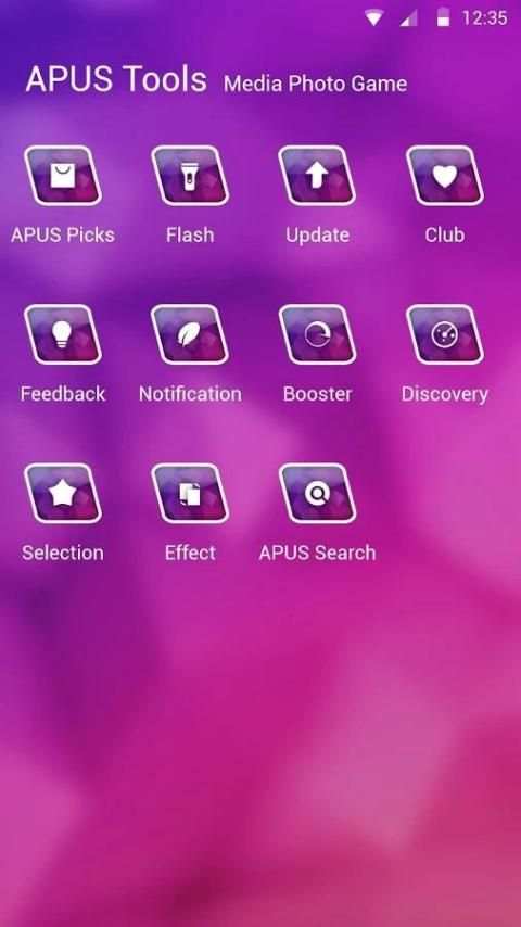 Colorful glass theme for APUS 1 تصوير الشاشة