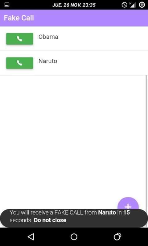 Fake Call screenshot 1
