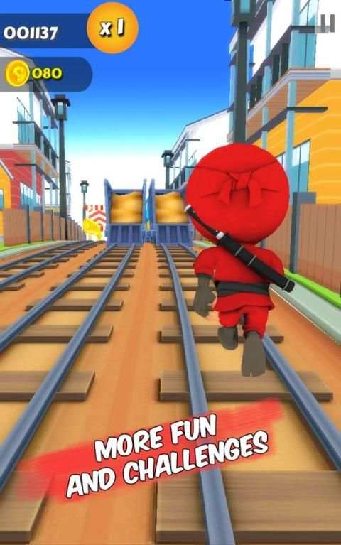 Subway Ninja Surf Run screenshot 3