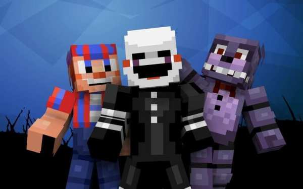 Skins FNAF for Minecraft PE 1 تصوير الشاشة