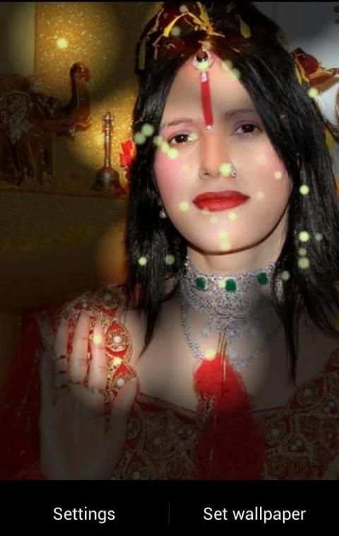 Radhe Maa Fireflies LWP स्क्रीनशॉट 1