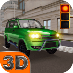 Russian UAZ City Driving Sim иконка