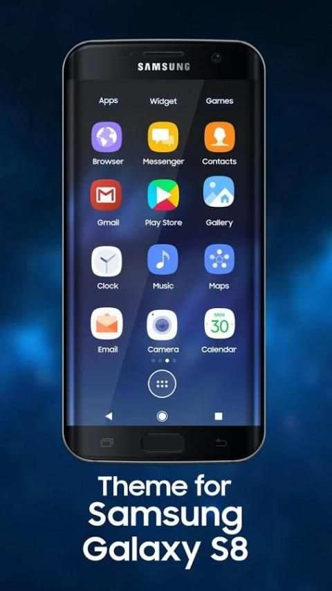 S8 Galaxy Launcher Theme screenshot 3