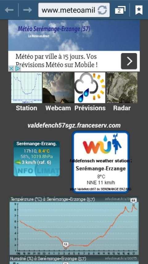 Météo Serémange-Erzange screenshot 2