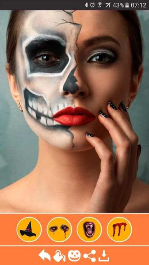 Halloween Face Makeup скриншот 6