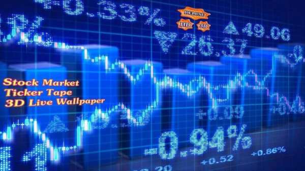 Stock Market Ticker Tape 3D screenshot 2