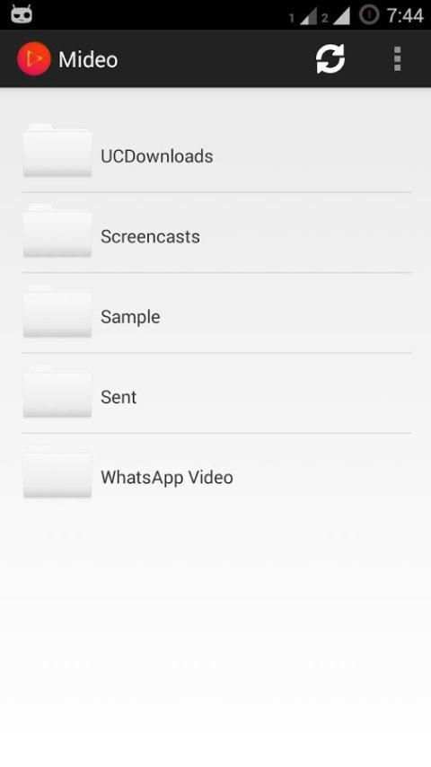 Mideo - Video Player 5 تصوير الشاشة