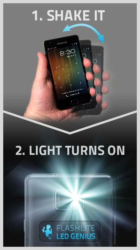Flashlight LED Genius PRO screenshot 1