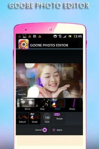 Goobe photo editor screenshot 1