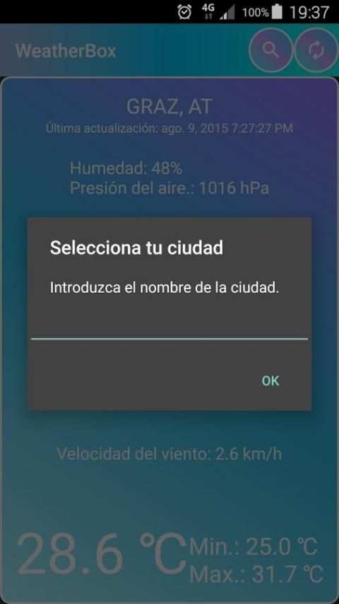 WeatherBox скриншот 1