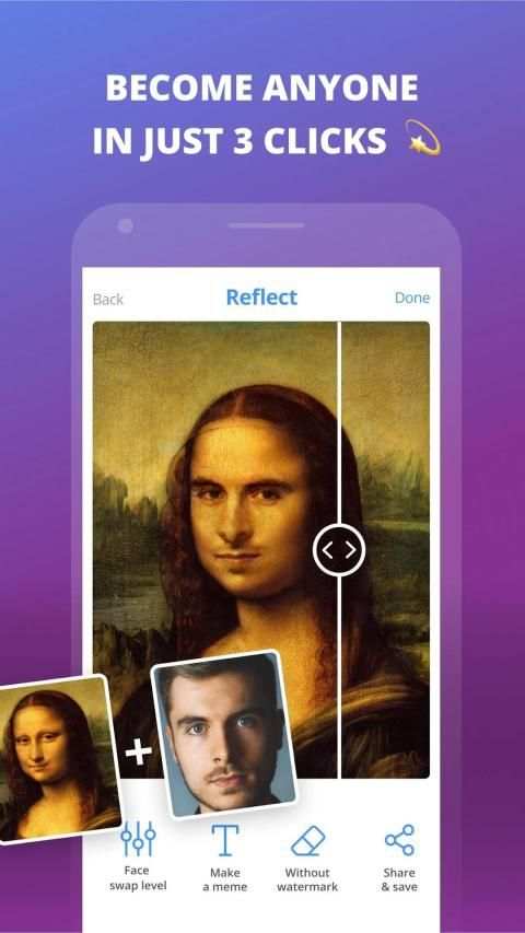 Reflect: Realistic Face Swap स्क्रीनशॉट 5