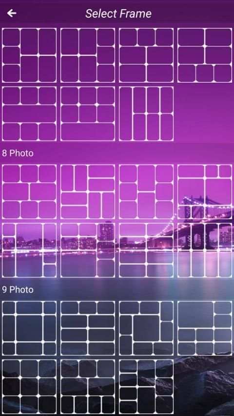 Picture Grid Photo Collage 9 تصوير الشاشة