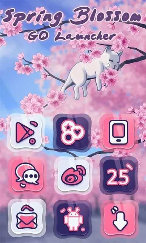 Spring Blossom GO Launcher screenshot 1