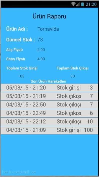 Stok Takip screenshot 4