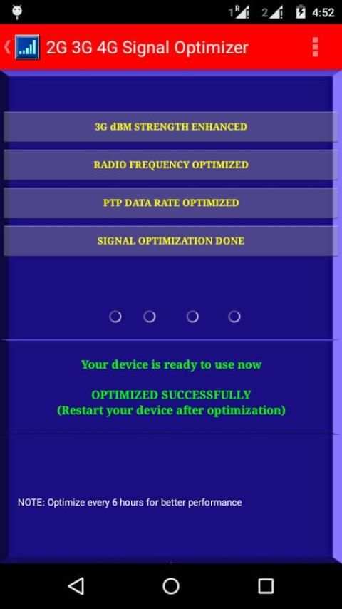 4G 3G Signal Optimizer Prank screenshot 4