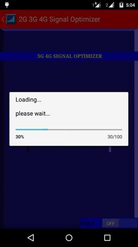 4G 3G Signal Optimizer Prank screenshot 1