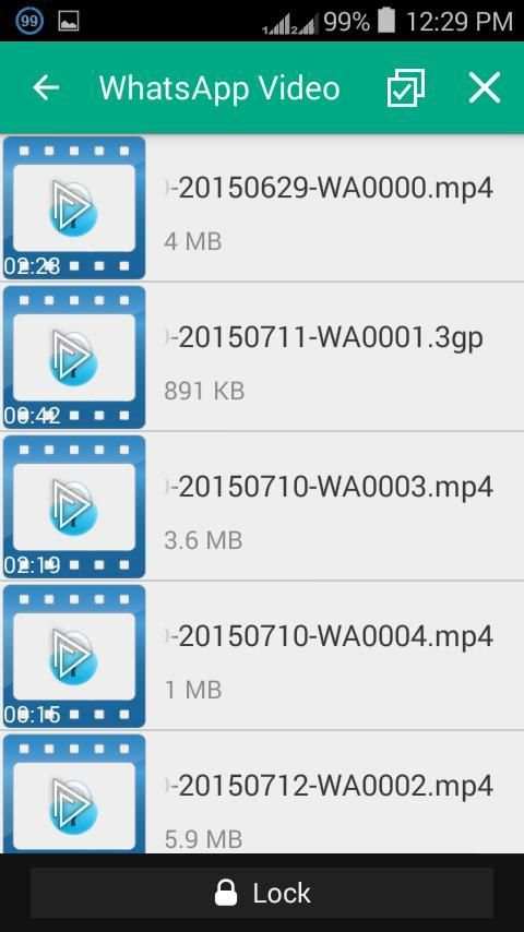 Video Locker pro स्क्रीनशॉट 1