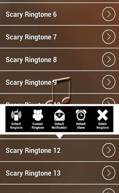 Scary Ringtones 2016 скриншот 1