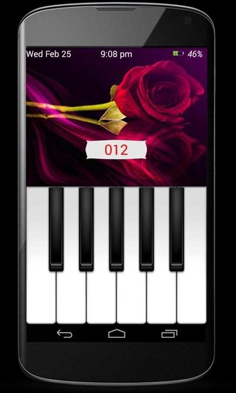 Piano Lock Screen 6 تصوير الشاشة