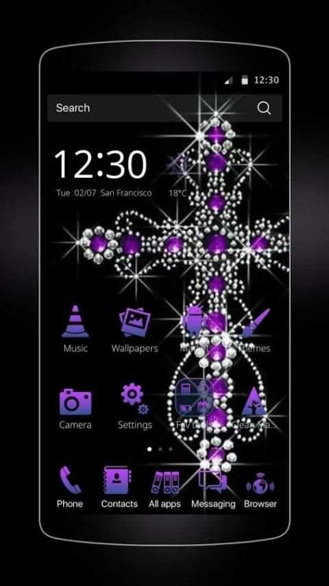 Diamond Cross Theme screenshot 2