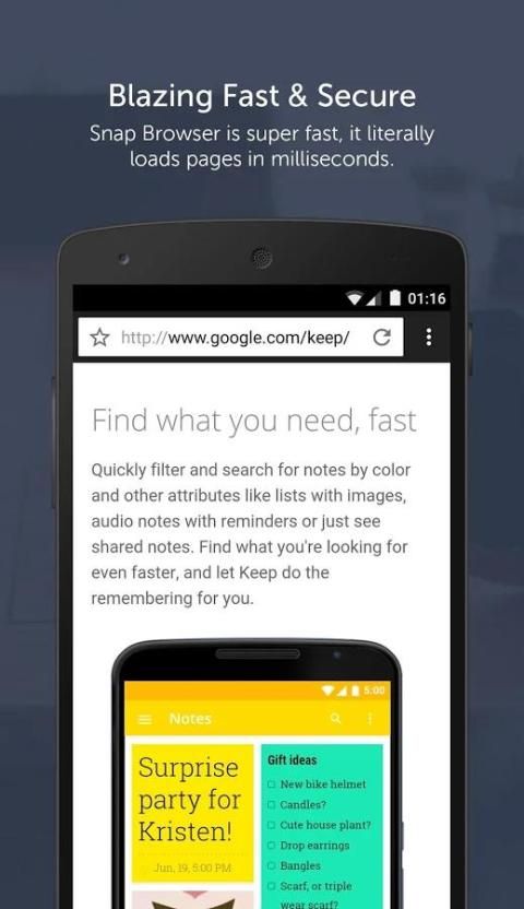 Snap Browser 4 تصوير الشاشة