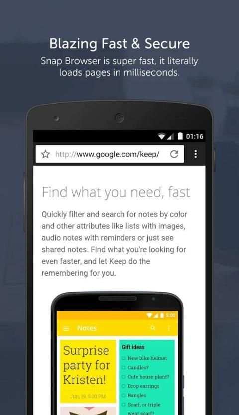 Snap Browser 4 تصوير الشاشة