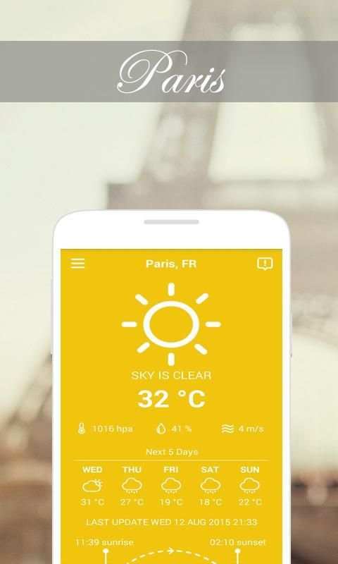 Local Weather - Free 4 تصوير الشاشة