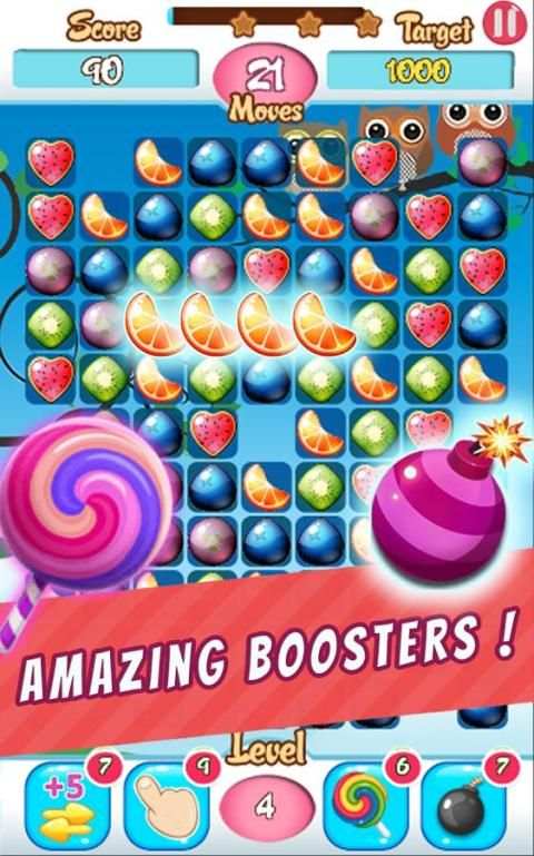 Heroes Fruit Candy crush स्क्रीनशॉट 2