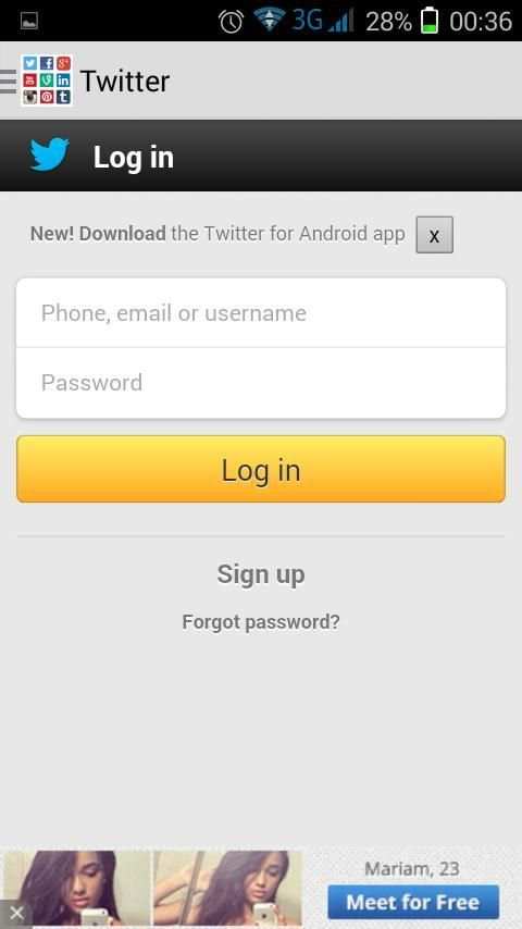 Social Media screenshot 1