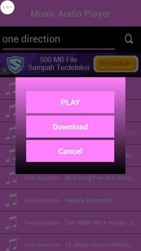 Music Audio Player 3 تصوير الشاشة