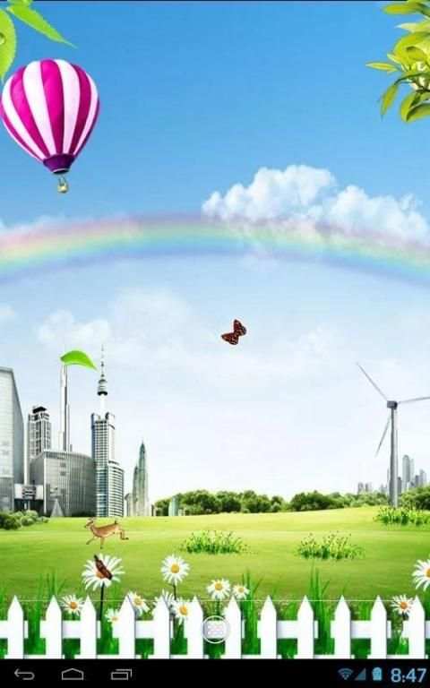 Green Spring Live Wallpapper screenshot 4