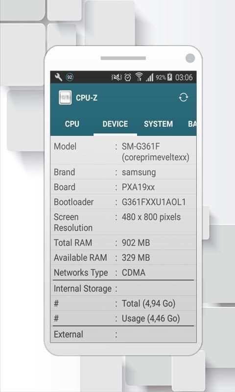 CPU-Z скриншот 3