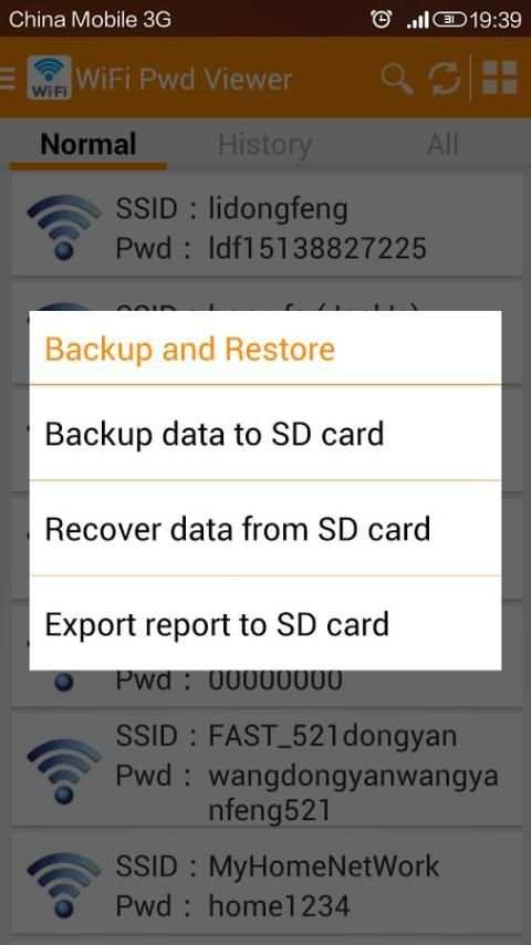 WiFi Pwd Viewer screenshot 3