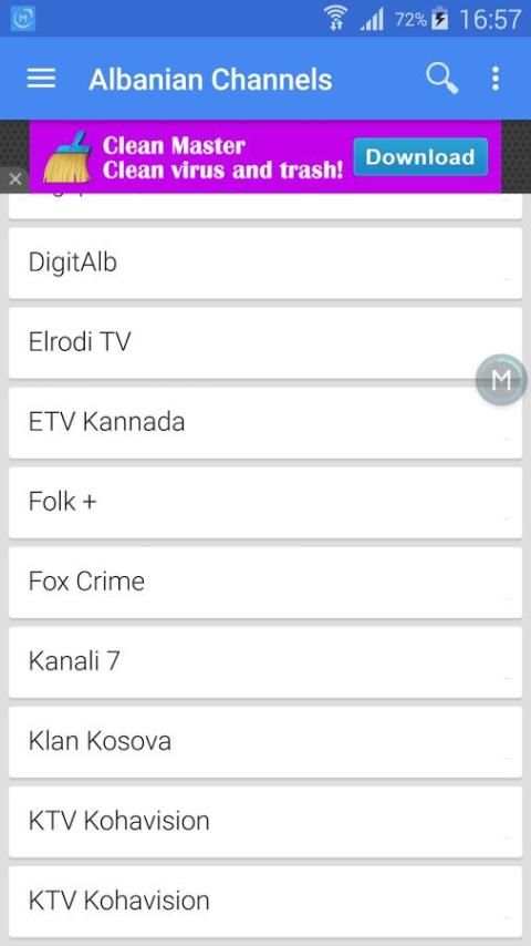 Albania TV Channels स्क्रीनशॉट 1