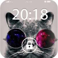 Fancy Screen Lock Cat