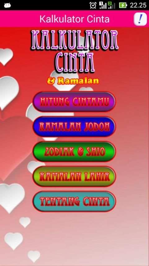 Kalkulator Cinta 7 تصوير الشاشة