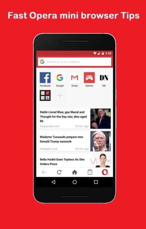 Fast Opera mini browser Tips screenshot 2