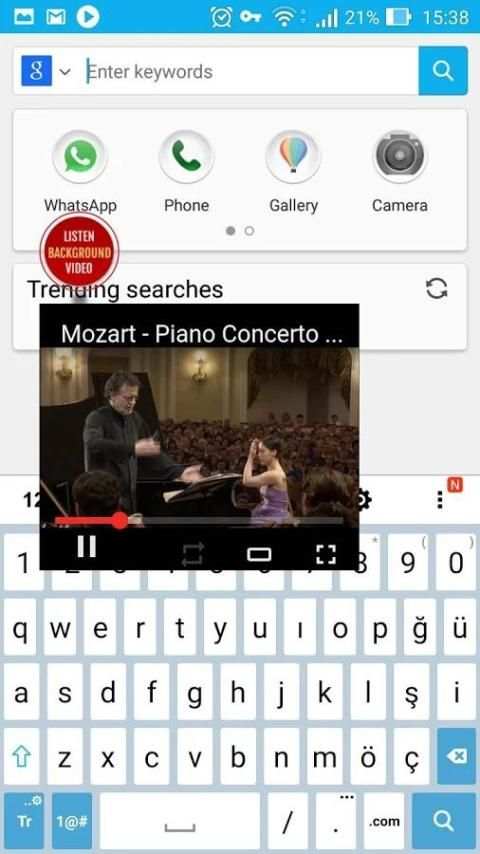Floating on Youtube Background screenshot 2