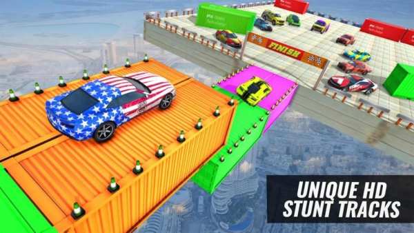Mega Ramp Car Stunts GT Racing Game स्क्रीनशॉट 1
