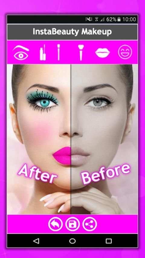 InstaBeauty Makeup скриншот 1
