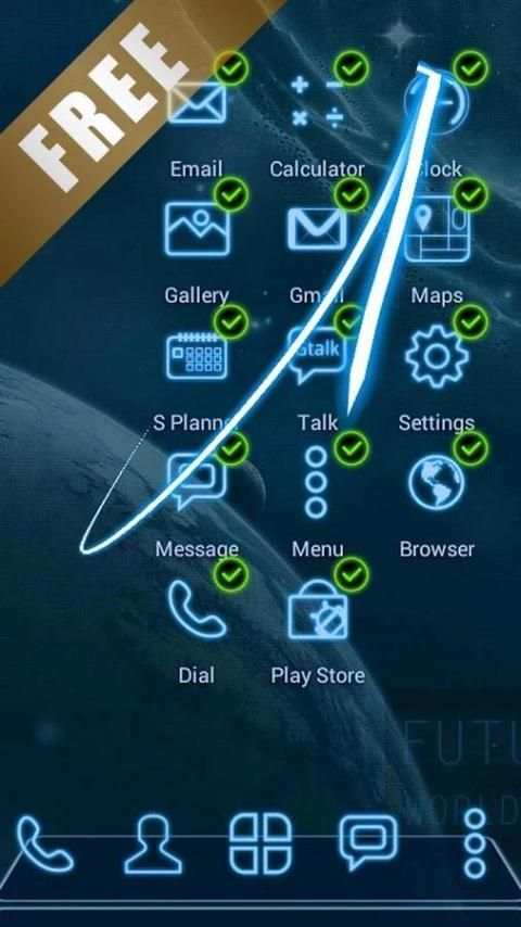 Future 3D Launcher & Locker 5 تصوير الشاشة
