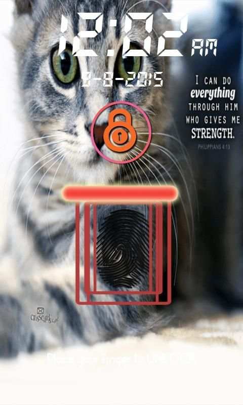 FingerPrint Lock Screen Prank 2 تصوير الشاشة