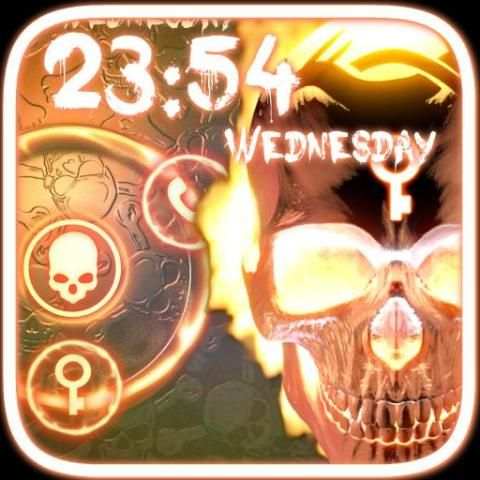 GO Locker FireSkull Free Gray screenshot 3