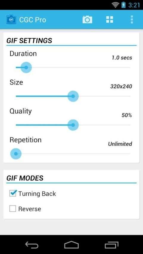 Camera GIF Creator 9 تصوير الشاشة