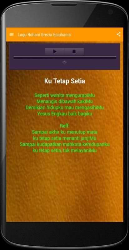 Lagu Rohani Grezia Epiphania screenshot 2