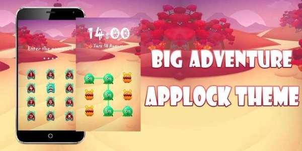 Applock Theme Big Adventure 1 تصوير الشاشة