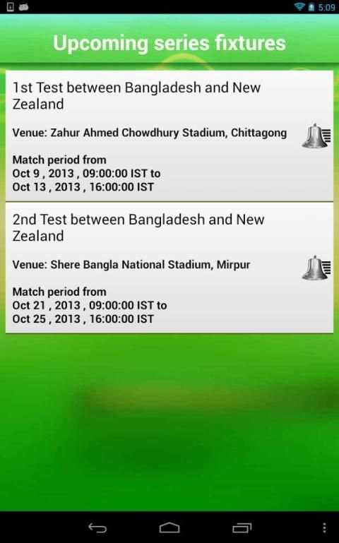 Cricket live score App screenshot 13