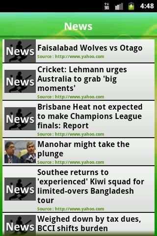 Cricket live score App screenshot 3